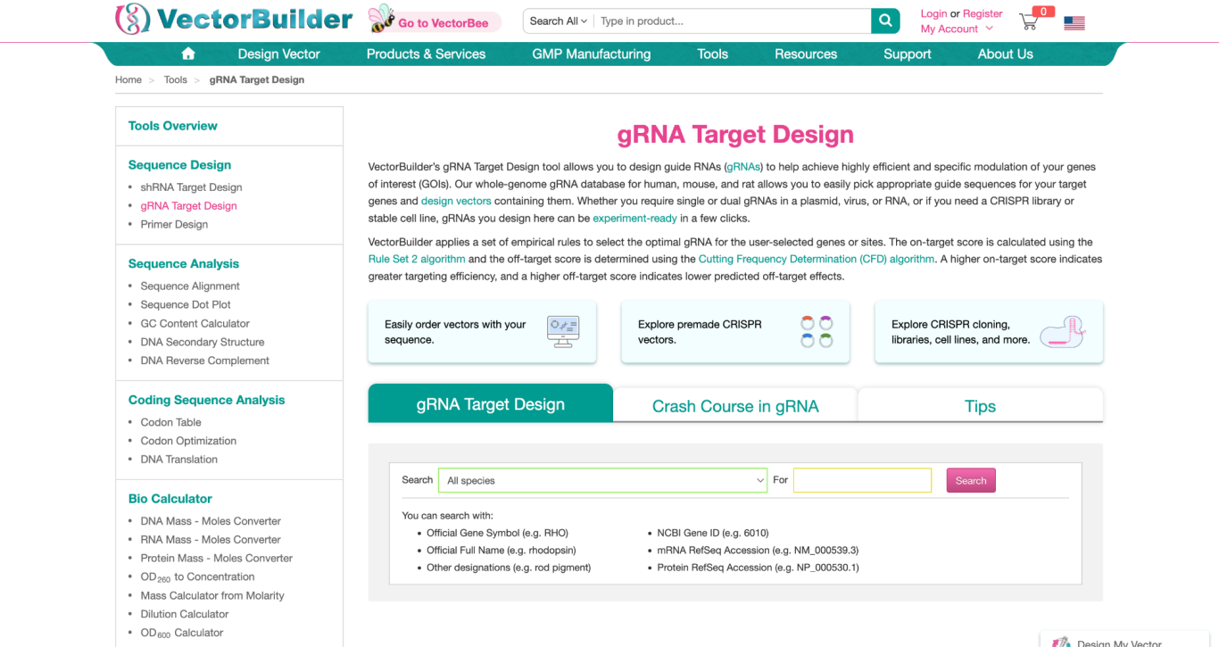 gRNA Target Design