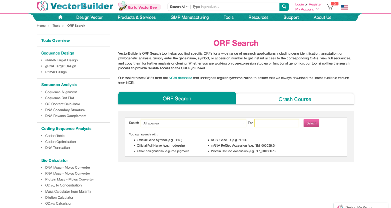 ORF Search